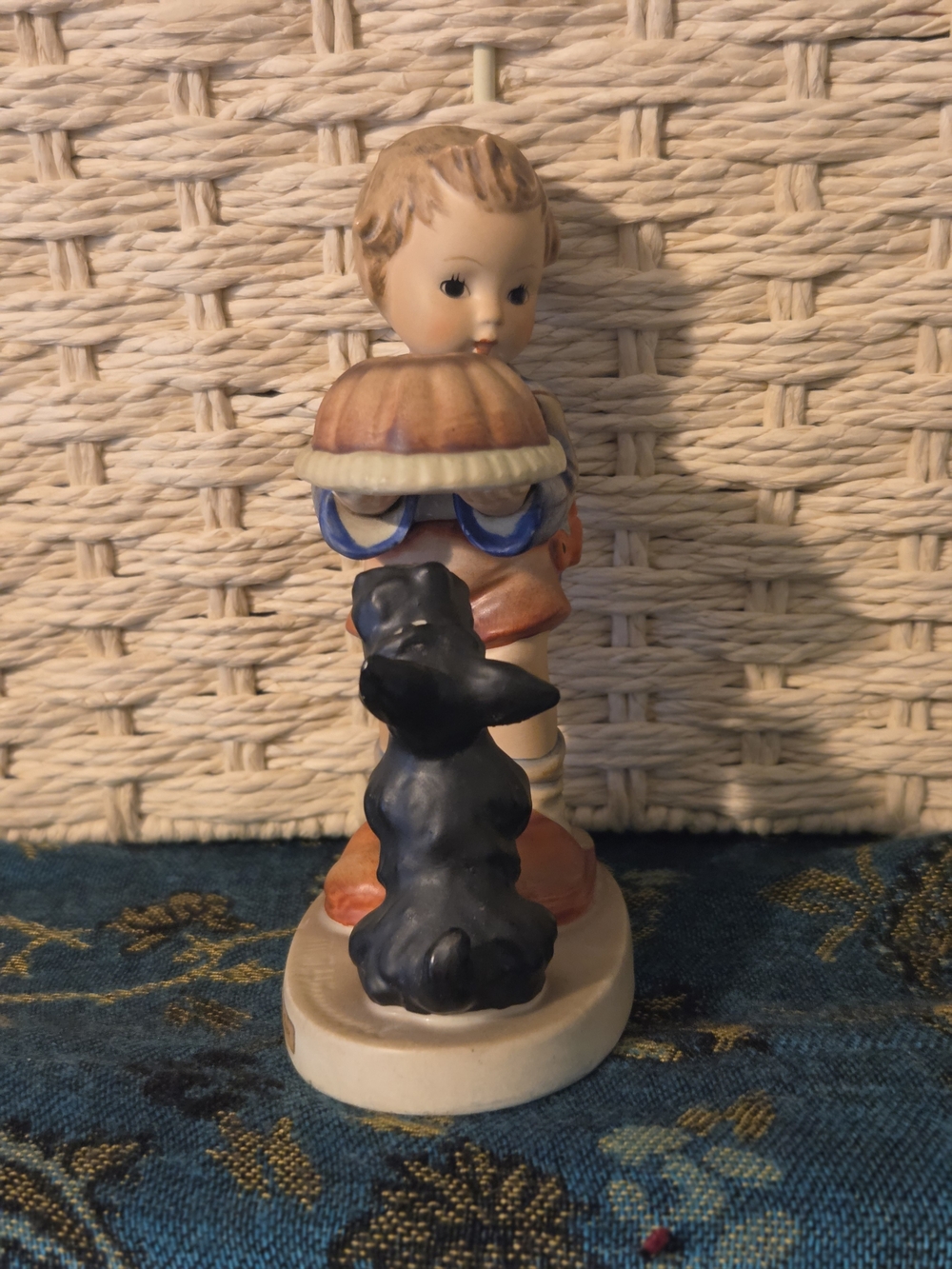 Vintage Goebel M. I. Hummel "Begging His Share" Candle Holder Figurine Model #9
